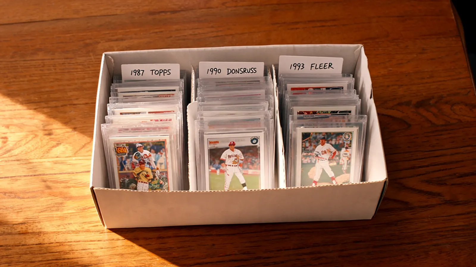 How to Organize a Baseball Card Collection Using Top Loaders
